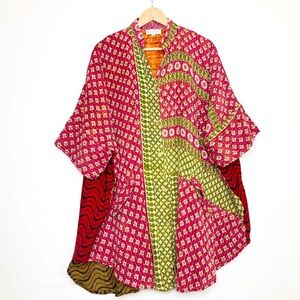 Kantha Bae Lagonlook Oversize BoHo tunic dress